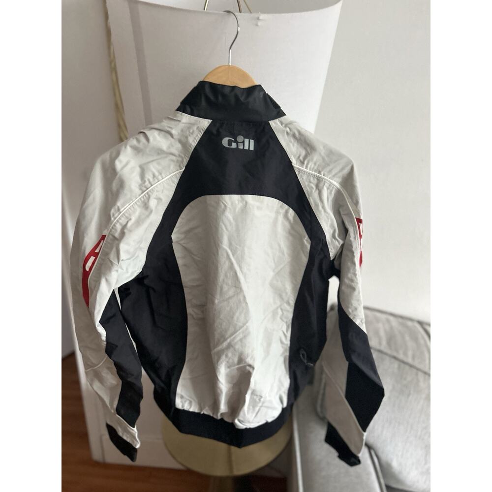 Gill Jacket Mens XS Gray Race Waterproof Sailing Windbreaker
